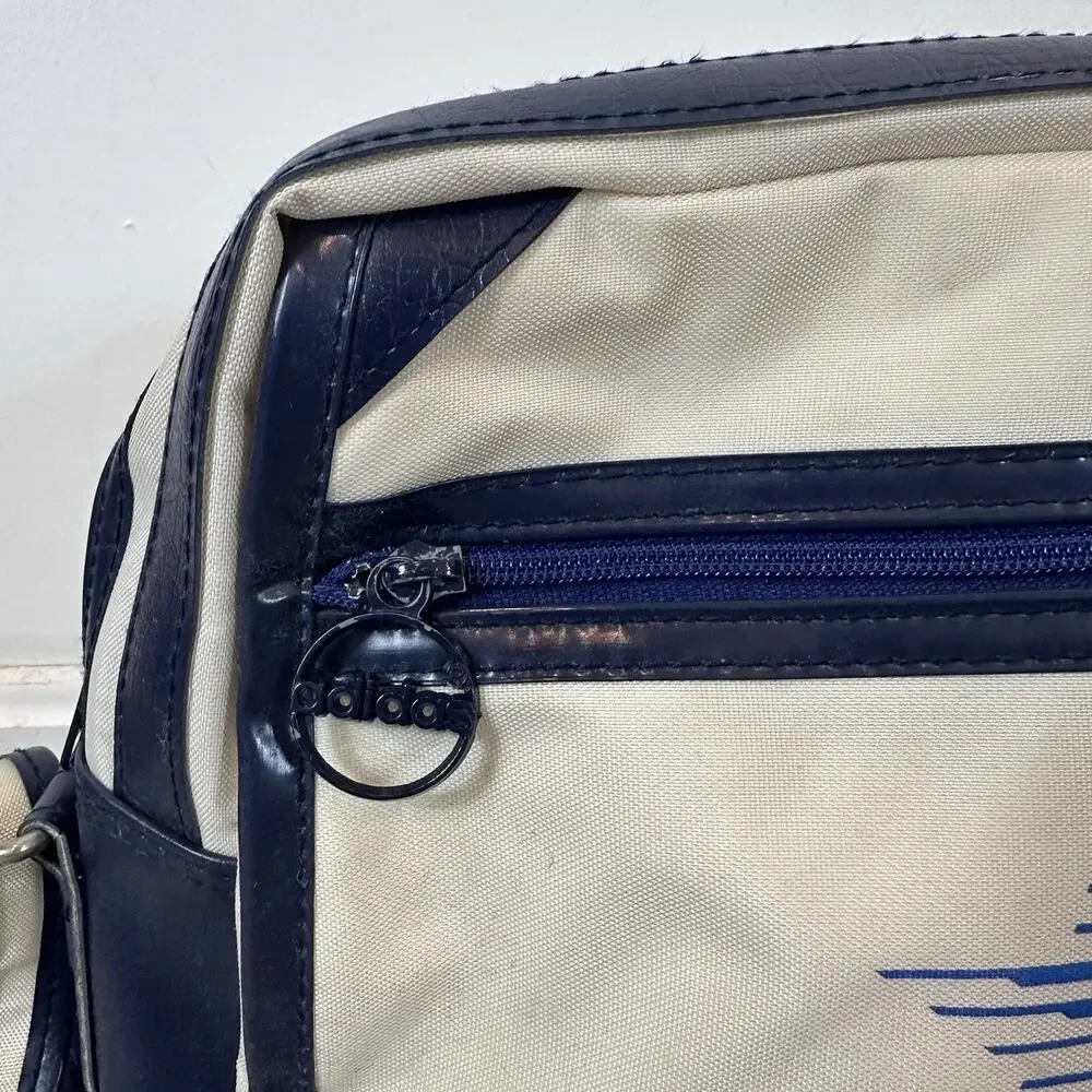 Vintage 1984 Los Angeles Olympics Sports Bag by Adidas 13” X 11” X 7” Canvas